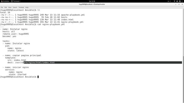Como instalar nginx con ansible | Como publicar un sitio web con un playbook y nginx | ngrok смотреть онлайн