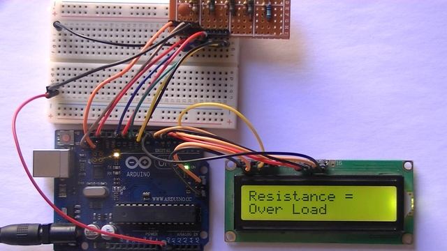 Arduino auto-range ohmmeter смотреть онлайн