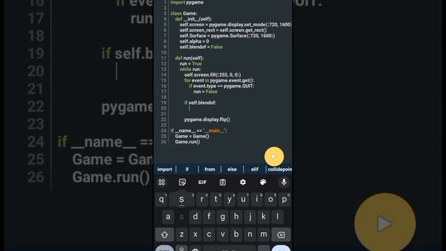 how to make BLEND Effect in pygame... #python #pygame #code смотреть онлайн