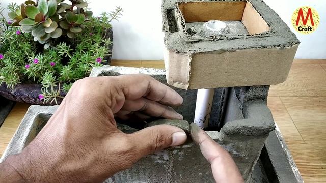 How To Make Amazing Beautiful Great Cemented Waterfall Fountain Water Fountain