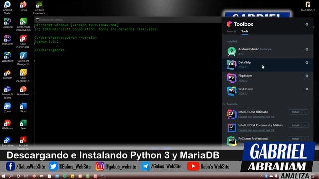 Instalación de Python3 y MariaDB en Windows 10 смотреть онлайн
