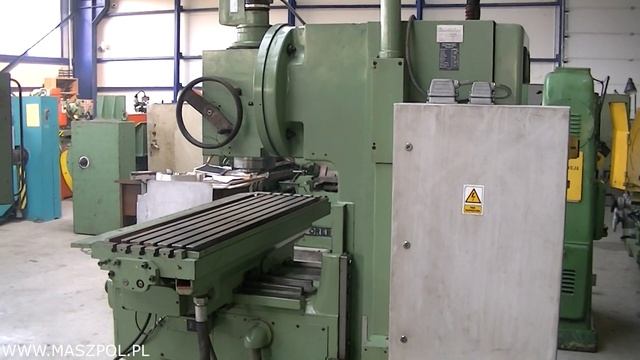 Frezarka pionowa FSS 400 E HECKERT - KAPITALNY REMONT/ODBUDOWA - 2014 - WWW.MASZPOL.PL смотреть онлайн
