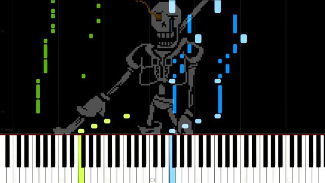 Disbelief Papyrus · Phase 1 ▶ Synthesia / Piano смотреть онлайн