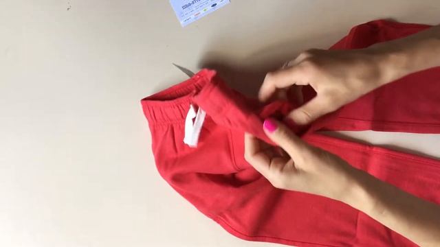 Модные красные брюки для мальчика теплые Crazy8, модель 2017 г.