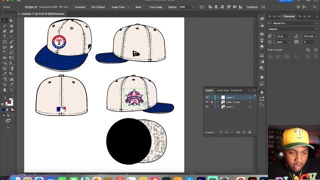 HOW TO DESIGN A FITTED HAT FROM SCRATCH | DKNIGHT TV смотреть онлайн