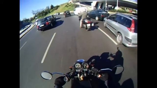 Honda SilverWing 400 and Honda CB 500 смотреть онлайн