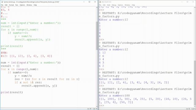 Find factors of a number in Python (Part 2) смотреть онлайн