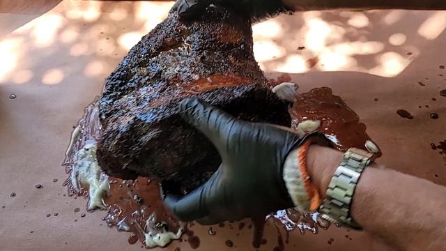 Beef Tallow Smoked Brisket Recipe | Beef Tallow Experiment | Weber Master Touch Premium 22" Kettle смотреть онлайн