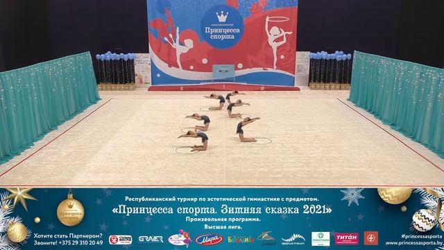 Зимняя сказка 2021. Высшая лига - Астра 2 - 8-10 Старшие - Тренер Симоненко Л.Г. смотреть онлайн