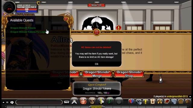 AQW Fastest Way to Earn Dragon Shinobi Class (Dragon Shinobi Tokens Guide) смотреть онлайн