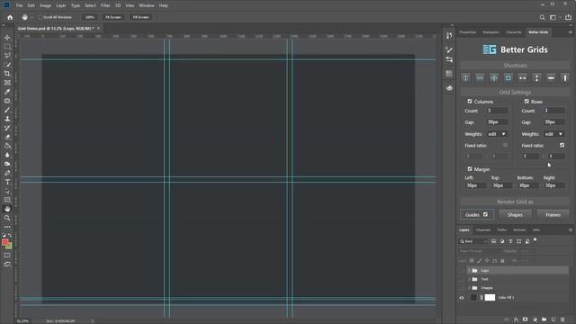 Better Grids - Layout Creation Kit for Adobe Photoshop CC+ смотреть онлайн