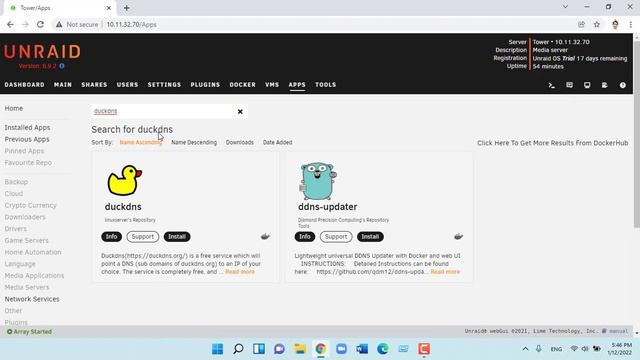 Как создать FTP-сервер на Unraid смотреть онлайн