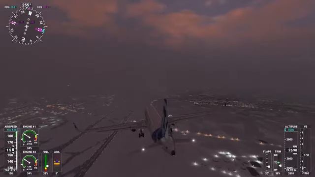 FLIGHT SIMULATOR 2021, Посадка в аэропорту Шарля де Голя, Париж смотреть онлайн