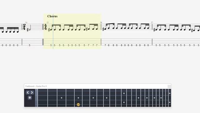 Metallica The Unforgiven II BASS GUITAR TAB смотреть онлайн