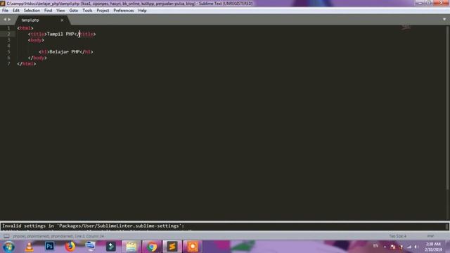 Cara Menampilkan Script PHP Di Browser - Belajar PHP #1 смотреть онлайн