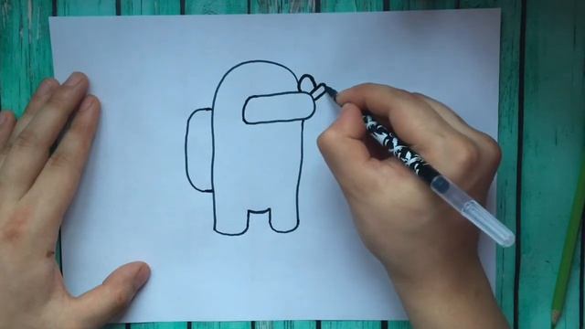Как нарисовать Among Us Предателя Шаг за шагом | How to Draw Among Us Imposter Step by Step Easy смотреть онлайн