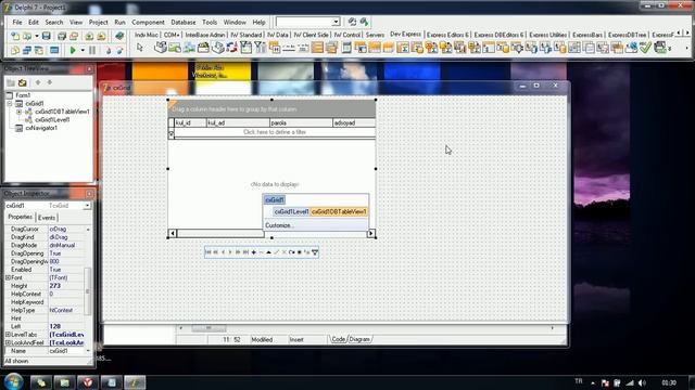 How to use the cxGrid with delphi 7 смотреть онлайн