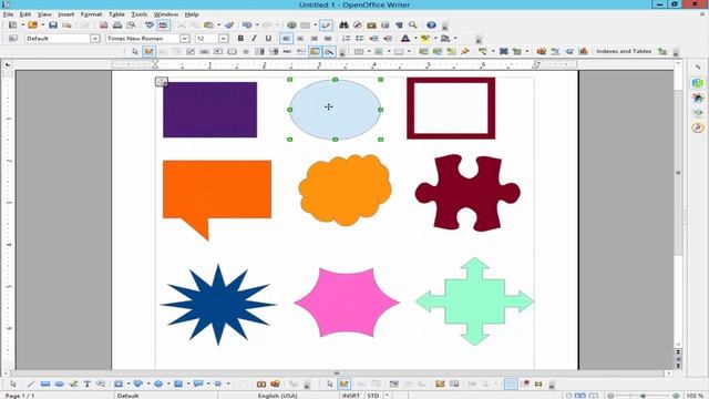 How to remove Border from Shape in OpenOffice Writer смотреть онлайн