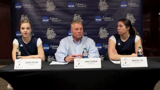 NCAA Division II Volleyball Regional Tournament-Washburn Press Conference (11-20-14) смотреть онлайн
