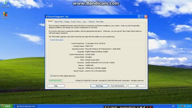 Windows XP running in Oracle Virtualbox смотреть онлайн