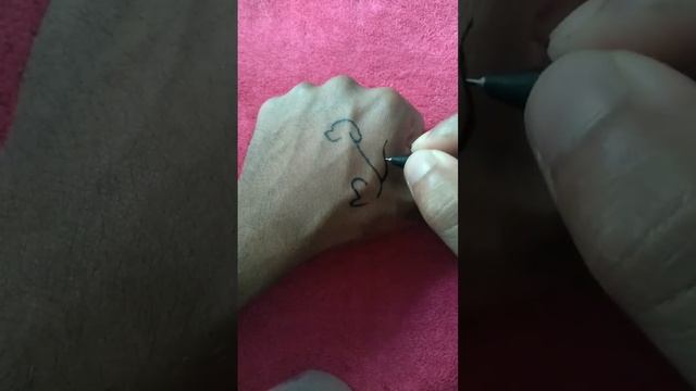 How to make creative dog tattoo ??? #shorts смотреть онлайн