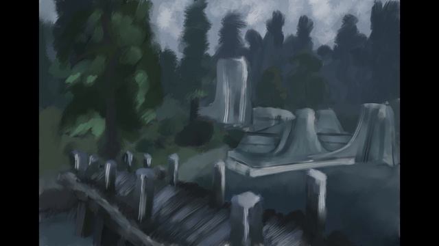 Auriel’s Ascension with soothing rain (1 Hour) #TES #relaxingmusic #rain смотреть онлайн