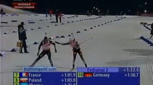 биатлон кубок мира 2007-2008 7 этап пхенчхан смешанная эстафета