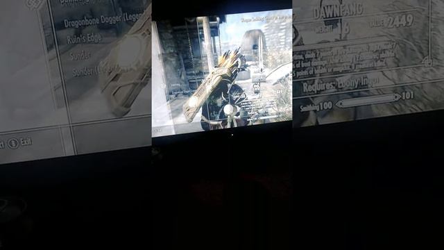 Skyrim: You cannot upgrade the dagger keening. смотреть онлайн