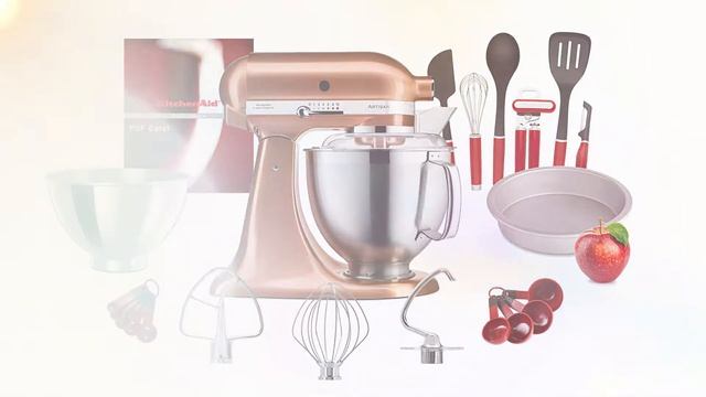 KitchenAid 4.8L Artisan 5KSM185PS Basic Plus - Set mit vielen EXTRAS GRATIS смотреть онлайн