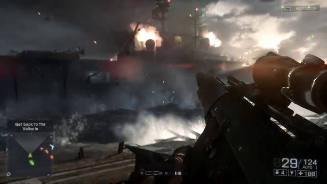 Battlefield 4_ Official _Angry Sea_ Single Player Gameplay Video смотреть онлайн