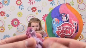 Май Литл Пони большое яйцо с сюрпризом открываем игрушки Giant surprise egg My Little Pony