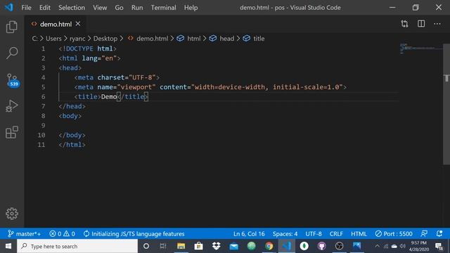 1.3 Making an HTML file and Metadata Introduction смотреть онлайн