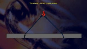 5.2.9 Типовая схема строповки длинномерных грузов