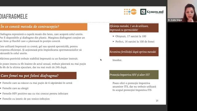 Înregistrarea Webinarului: Metodele Nehormonale de Contracepție смотреть онлайн
