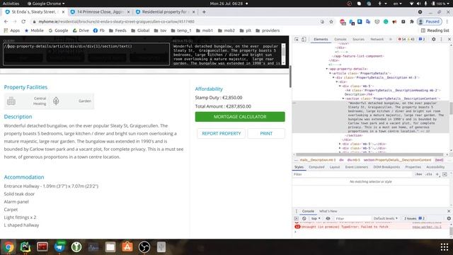 Scraping all data by XPath from Ireland real estate portal myhome.ie Pt1 | Python | Scrapy смотреть онлайн