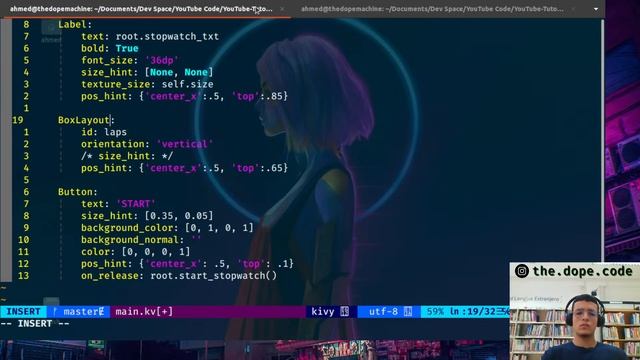 LIVE - Building and debugging a Stopwatch App with Kivy смотреть онлайн