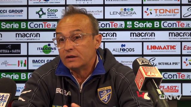 ONTV: Conferenza Pasquale Marino post Ternana-Frosinone (2-0) смотреть онлайн