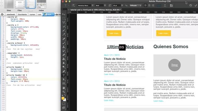De PSD a HTML5 - Parte 3 el CSS смотреть онлайн