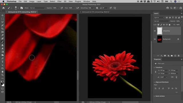 View & Edit Same File in Multiple Windows in Photoshop смотреть онлайн