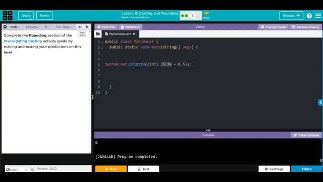 AP CS A - Code.org: Unit 4: Lesson 8 #3 (2022) смотреть онлайн