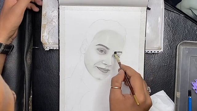 Portrait sketch full video / pencil drawing смотреть онлайн
