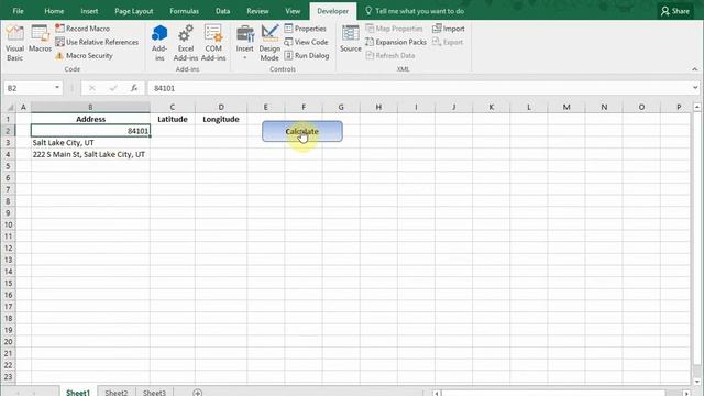 Convert Address to Lat Long Excel - Geocode Addresses in Excel смотреть онлайн