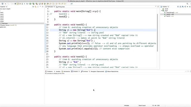 Effective Java in depth -- Item 6: Avoid creating unnecessary objects смотреть онлайн