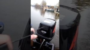 Тохатсу 9,8 заводим на холодную(t°воздкха 5-7°, воды 8°С)CVID 20151107 140745