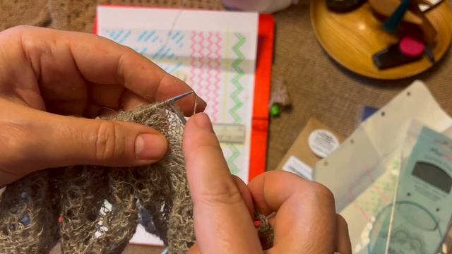 МК Пуховая паутинка-палантин в оренбургском стиле #2/вязание смотреть онлайн