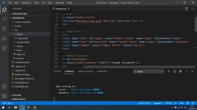 Primera aplicación con Vue.js ? #3 - Creando el Login método POST con AXIOS Y BOOTSTRAP смотреть онлайн