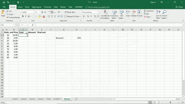AUDIT FORMULA - ABSOLUTE REFERENCE (Excel 2016 - Lesson #32) Excel Tutorial for Beginners & Experts смотреть онлайн