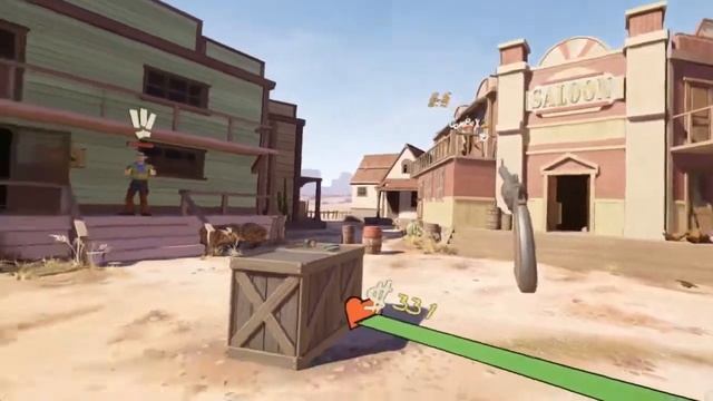 High Noon VR (Steam VR) - first 7 minutes of gameplay. No commentary. смотреть онлайн
