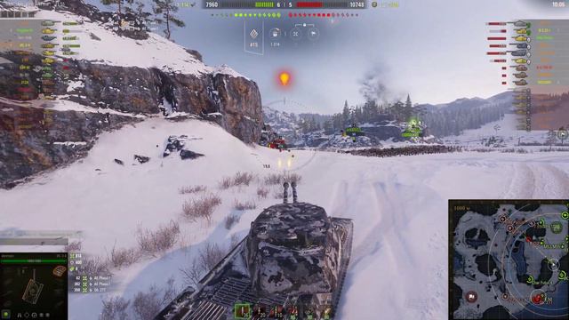 Как играть на тяжелом танке ИС-3-II на карте Линия Маннергейма смотреть онлайн