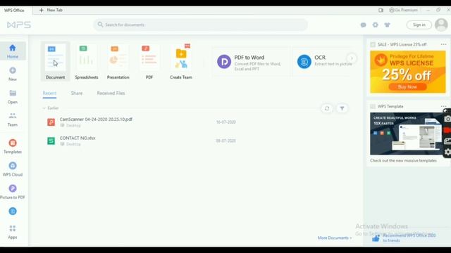 WPS OFFICE 2020// EXCEL, WORD YA POWER POINT KO FREE MNE KESE CALAYE 2020 // wps office how to use смотреть онлайн